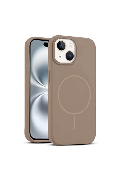 Zebana Apple iPhone 15 Uyumlu Kılıf Liquid Soft Silikon Kılıf (Kablosuz Şarj ...