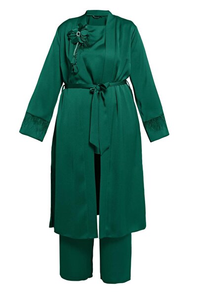 Alvina Suit with Three Pants and Belt 30434