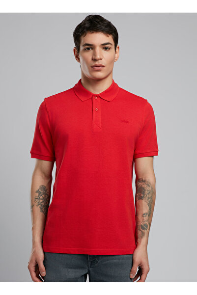 Lee Cooper Red Men's Polo T-Shirt 252 Lcm 242012 Twins Red