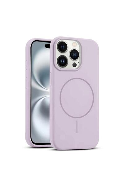 Zebana Apple iPhone 15 Pro Max Uyumlu Kılıf Zebana Liquid Soft Silikon Kılıf ...