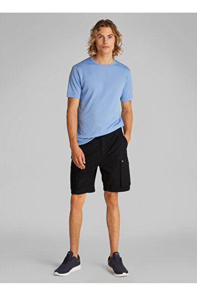 Calvin Klein Jeans Siyah Erkek Kargo Şort J30J327376BEH WASHED CARGO SHORT