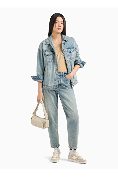 Armani Exchange Mavi Kadın Denim Ceket XW000902
