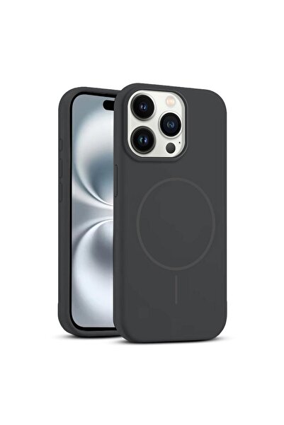 Zebana Apple iPhone 13 Pro Uyumlu Kılıf Zebana Liquid Soft Silikon Kılıf (Kab...