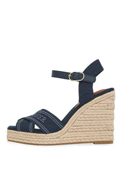 Tommy Hilfiger Tommy Hilfiger Lacivert Kadın Lacivert Kadın Dolgu Topuk Ayakkabı FW0FW08668 Dolgu T