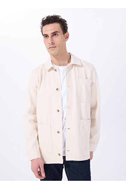 Mustang Standart Ekru Erkek Ceket M5SM-CKT1880