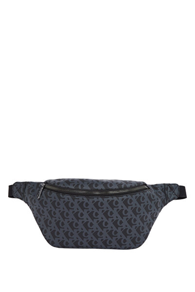 Calvin Klein Siyah Erkek Bel Çantası MATTE AOP SQ WAISTBAG 38