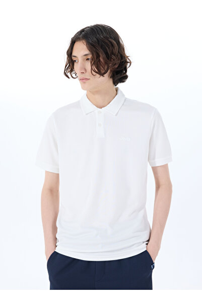 Jeep Düz Beyaz Erkek Polo T-Shirt J5SM-TST7370