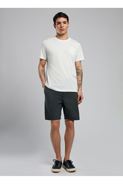 Lee Cooper Чоловіча футболка з круглим коміром, екрю 252 LCM 242031 CODRIN EKRU