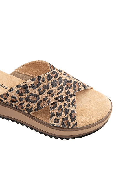 Hush Puppies Γυναικείες παντόφλες από γνήσιο δέρμα ανατομική σόλα Hou