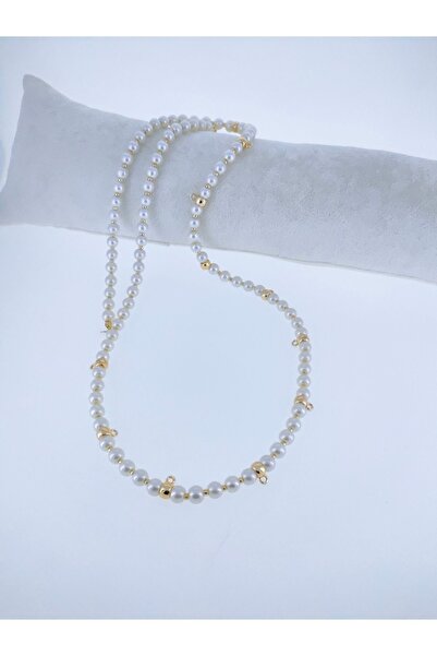 elisitakistory altın takmak için 11 aparatlı kolye aparatlar altın kaplama 73 cm cam inci