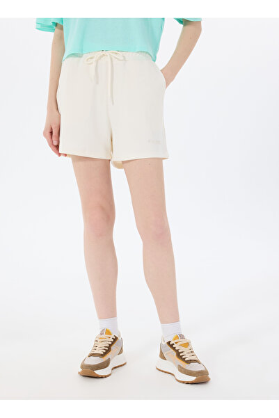 Discovery Expedition D5SL-SHT3553 Kırık Beyaz Normal Bel Relaxed Düz Kadın Şort