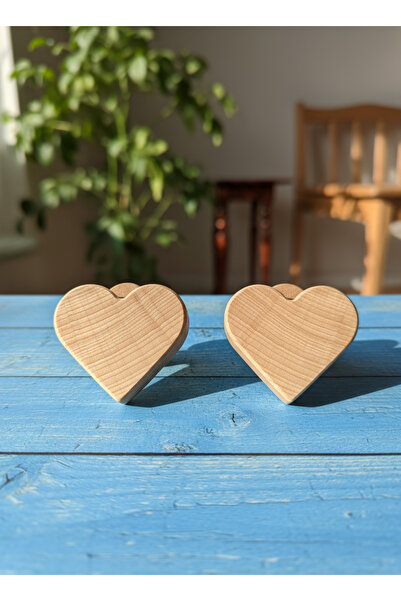 Bay Kulp kalp kulp şık dolap kulpu çekmece kulpu ahşap kulp  ( ÇİFT )