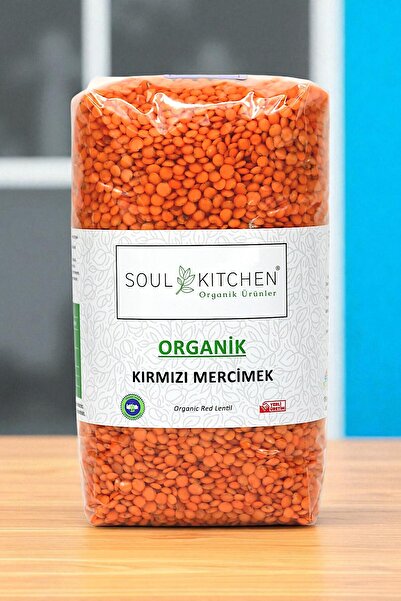 Soul Kitchen Organik Ürünler Organik Kırmızı Mercimek 750gr