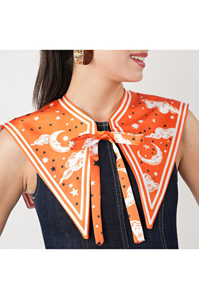 LERAIY Özel Tasarımlı Yıldız & Bulut İkonlu Omuz Şalı