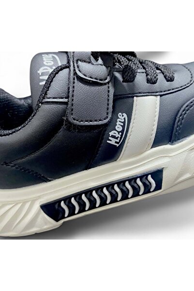 M.P. M.P 252-3521 Casual Spor Çocuk Ayakkabı - Siyah-Beyaz - 32