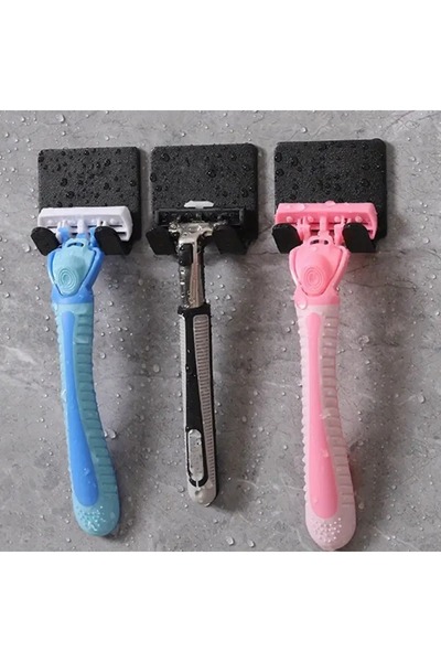Filkorium3D Wall Razor Holder, Shaver Holder, Hook, Razor Hanger, Bathroom Or...