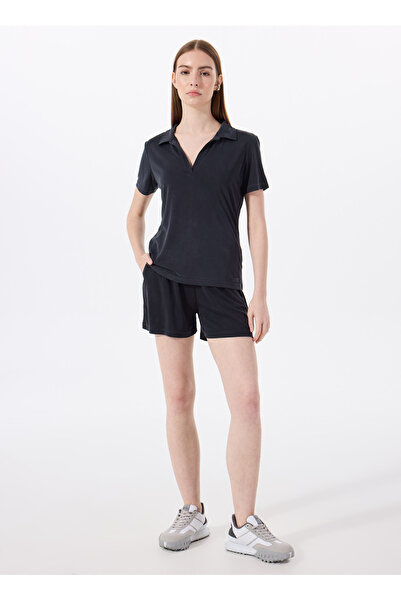 Jeep Siyah Kadın Standart Sweat Şort J5SL-SHT7057