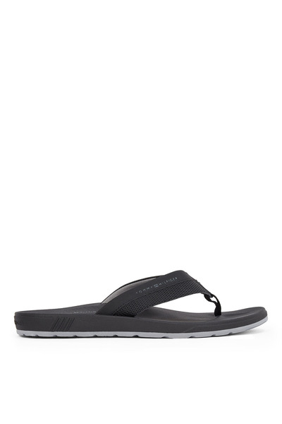 Tommy Hilfiger Siyah Erkek Plaj Terliği MOLDED HILFIGER BEACH SANDAL
