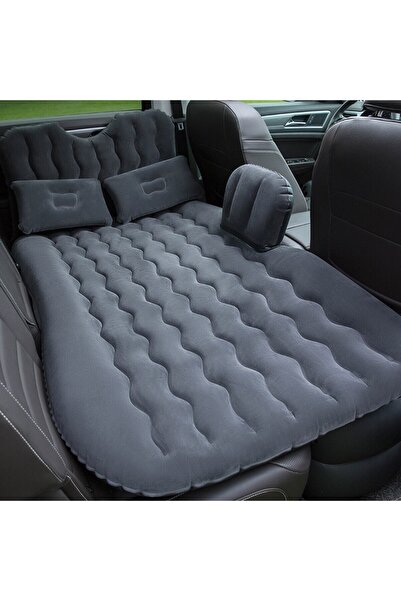 BsElektronik سرير سفر قابل للنفخ داخل السيارة، لون أسود، جودة ممتازة