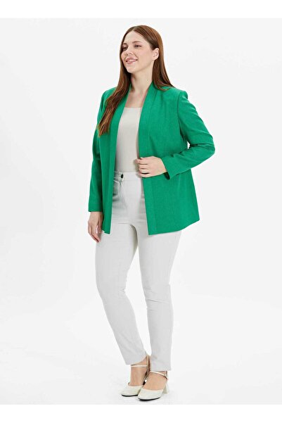 Selen Normal Yeşil Kadın Ceket 25YSL1464-BB