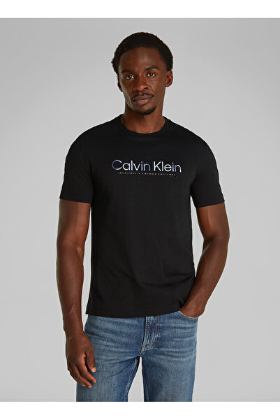 Calvin Klein Black Men's T-Shirt K10K114162Beh