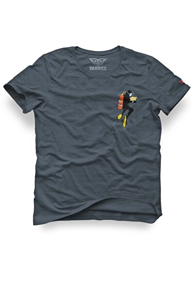 Tarrzzcom تي شيرت بنمط رجال السمك