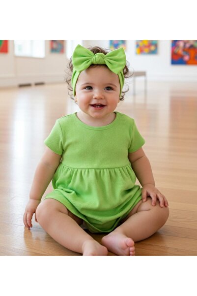 Babygiz Baby Girl Children's Bow-Tie Hairband, 100% Cotton Combed Cotton, Non-Slip, Ultra Flexible Soft Headband