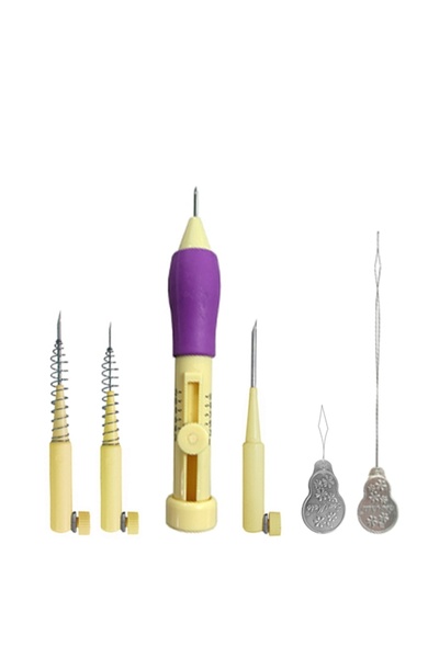 morlalem m Punch Needle Set, PANÇ iğnesi Seti, punch iğnesi
