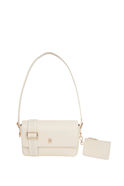 Tommy Hilfiger Krem Kadın Çapraz Çanta AW0AW17219