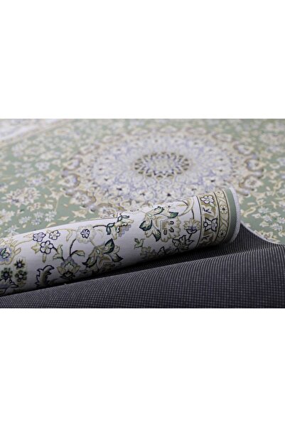 Al Kaffary Carpet سجادة بشاير، سجادة تقليدية مستوحاة من التراث السعودي، مثالية لجميع المساحات، خضراء