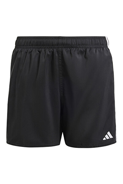 adidas Bağlamalı Bel Normal Siyah - Beyaz Erkek Çocuk Şort JD8013-3S SHORTS BY