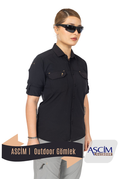 ASCİM Ascim Outdoor Women's Shirt |   Black