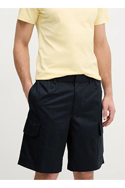 Armani Exchange Siyah Erkek Normal Bel Regular Fit Chino Şort XM000150 AF11882 UB001 ŞORT