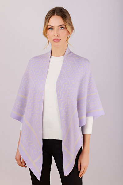 Sebir Moda Desenli Triko Üçgen Şal