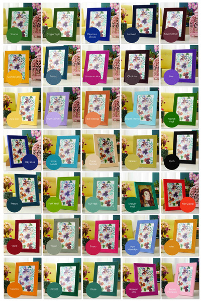 6 SN Özel Seri Ahşap Fotoğraf Çerçevesi