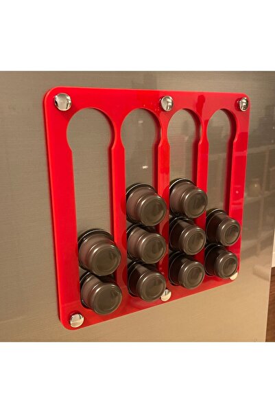 TREND Tchibo Red Capsule Coffee Stand - Compatible (16 Capacity) With MAGNET