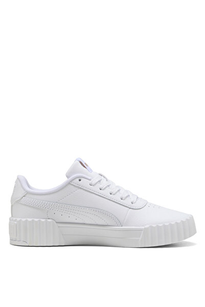 Puma Carina 3.0 Jr - Bílé a zlaté boty Puma