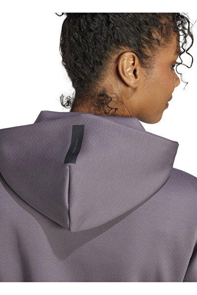 adidas JD5985 W Z.N.E. FZ Морська синя вільна пряма жіноча куртка на блискавці