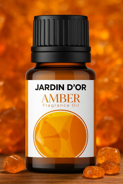 JARDIN D'OR Amber Esansiyel Uçucu Koku Yağı Buhurdanlık Yağı Difüzör Esansı O...