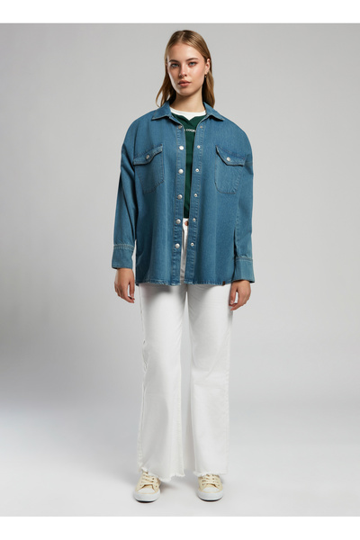 Lee Cooper Women's Denim Jacket 252 Lcf 131003 Donna Denim