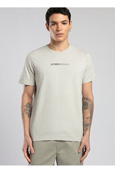 Lee Cooper Round Neck Stone Men's T-Shirt 252 Lcm 242020 Elvis Stone