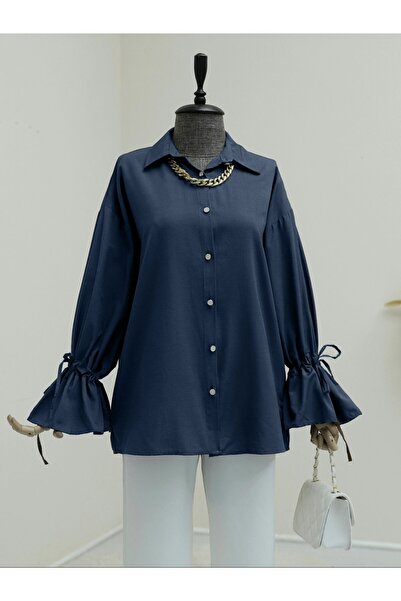 HİJABAYA Сорочка з пілізею та збірками на рукавах