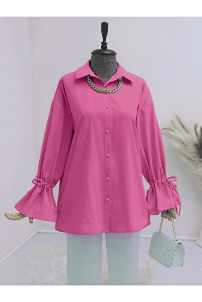HİJABAYA Сорочка з пілізею та збірками на рукавах