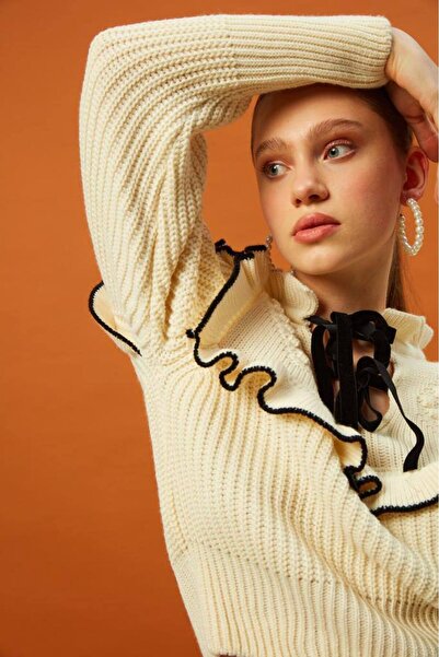 İLKCET MODA Баглма Деталь Фріфрі Ностальгія Казак