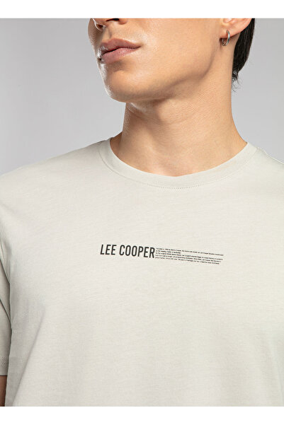 Lee Cooper Round Neck Stone Men's T-Shirt 252 Lcm 242020 Elvis Stone