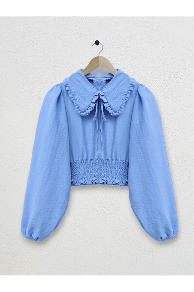 HİJABAYA Μακρυμάνικη βρεφική μπλούζα με λαιμόκοψη ελαστική μέση