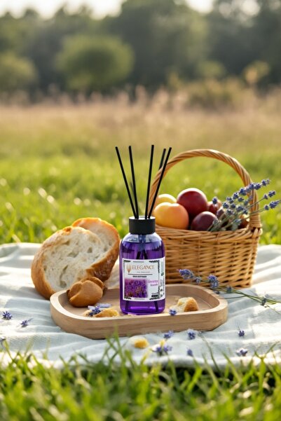 Elegance vip Perfume Lavanta Reed Diffuser Bambu Çubuklu Oda Kokusu (55 Ml)