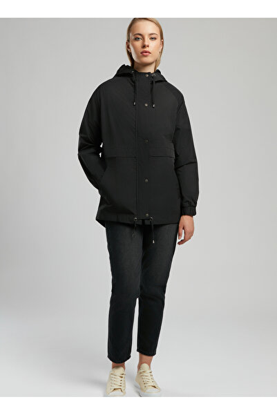 Lee Cooper Black Women's Coat 252 Lcf 232002 Fredo Black