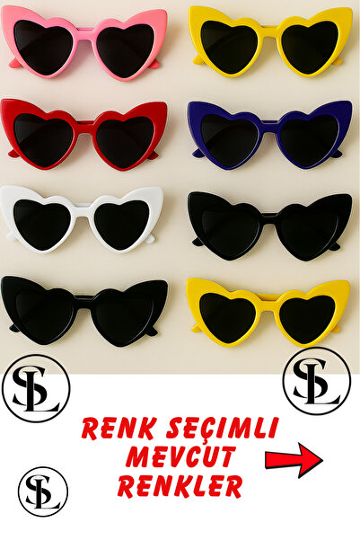 Straight Light Heart Bride Bridesmaid Sunglasses Set of 8 Color Choice Weddin...