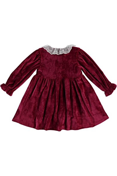 Monna Rosa Kırmızı Kız Çocuk Elbise